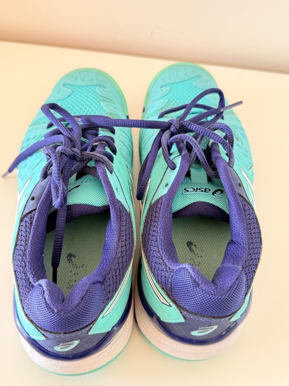 ASICS Gel Solution blue tennis shoes Size US 7 - Picture 7 of 12